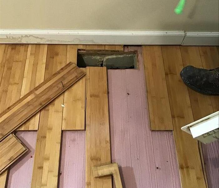 Water Damage and Wood Floor Removal